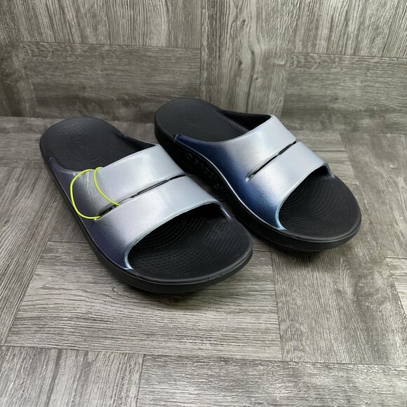 OOFOS OOahh Luxe Slide Women's size 11/Euro 42 Comfort Sandals - Picture 2 of 8